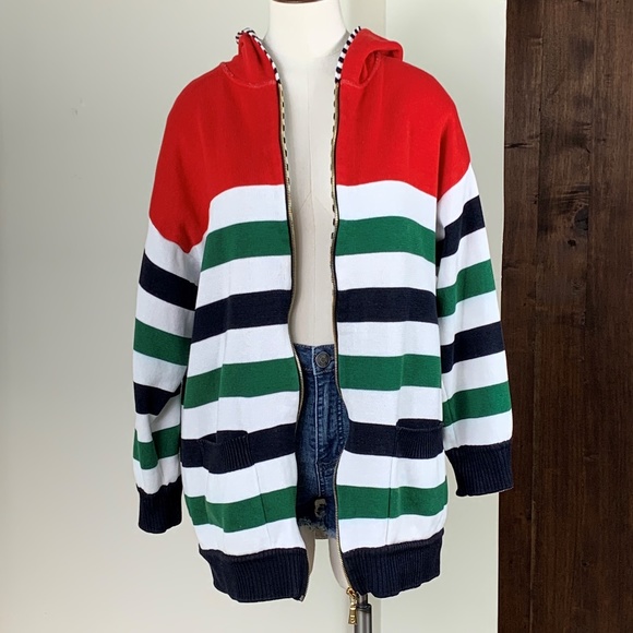 Escada Sweaters - ESCADA SPORT Hooded Cardigan / Jacket - Small